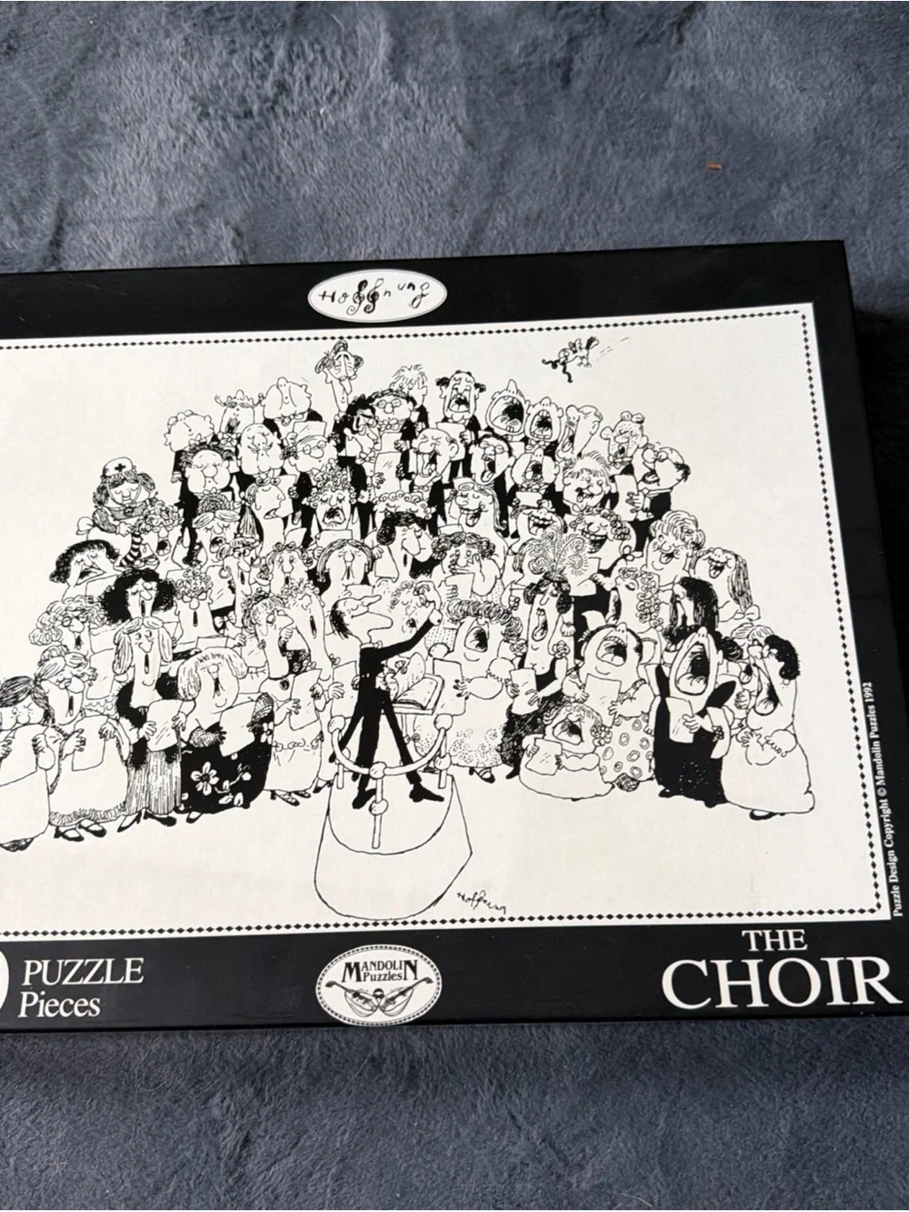 Vintage 1992 “The Choir” 500-Piece Jigsaw Puzzle published by Mandolin Puzzles.